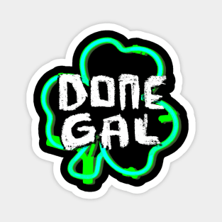 Donegal, Paddy's Day Irish Shamrock Magnet