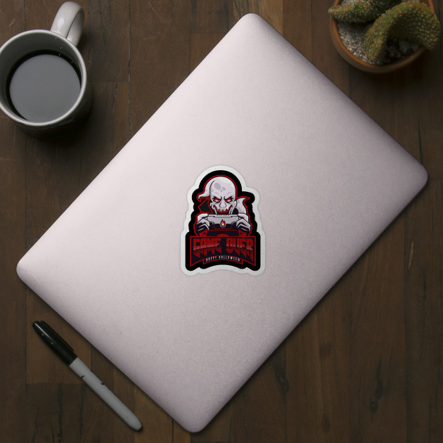 Halloween spooky ghost gaming gift - Scary Ghost - Sticker