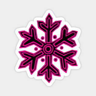 Simply Christmas Collection - Snowflake - Alternative Xmas Colours Magnet