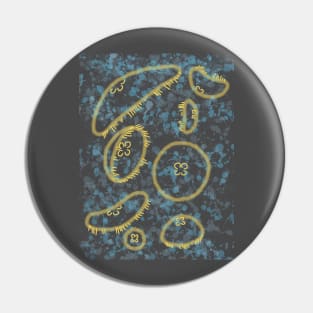 Yellow Moon Jelly Pin