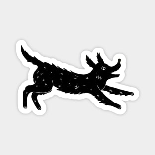 Black Dog Magnet