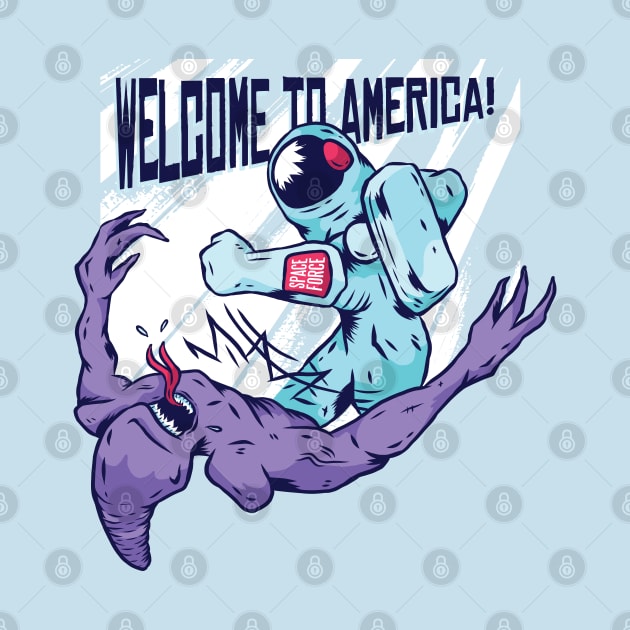 Welcome to America by Hmus