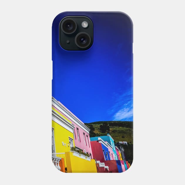 Colorful houses in Africa Phone Case by GRKiT