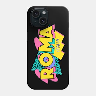 Retro 90s Roma Italia / Rad Memphis Style / 90s Vibes Phone Case