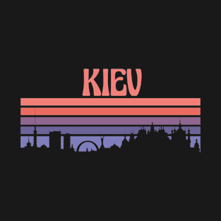 Kiev City Skyline Sunset T-Shirt