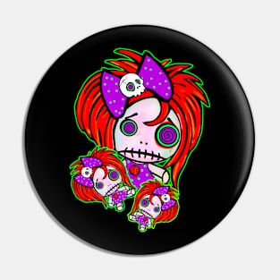 Sad Sally Dolly Pin