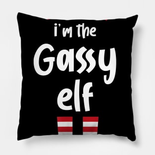 I'm The Gassy Elf Family Matching Christmas Pajama Gifts Pillow