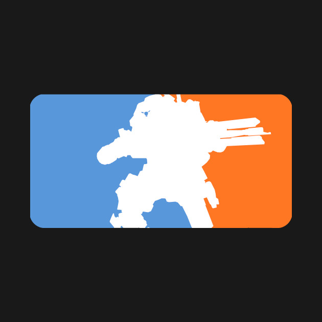 Disover Major League Titan (Titanfall Blue and Orange) - Titanfall - T-Shirt