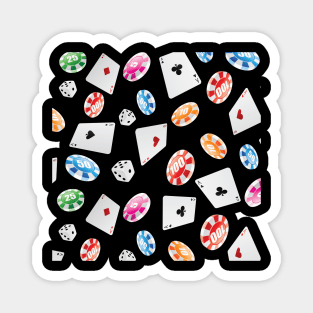 #casino #games #accessories #pattern Magnet