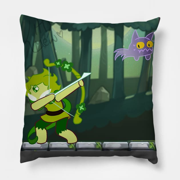 Dab the Fallen Souls Away Pillow by Victorybell