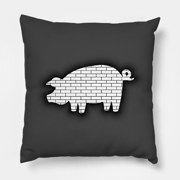 Brick Pig Pillow by Veraukoion