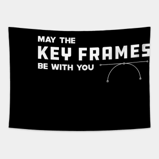 Graphic Designer - May the key frames be with you Tapestry