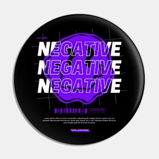 negative text Pin