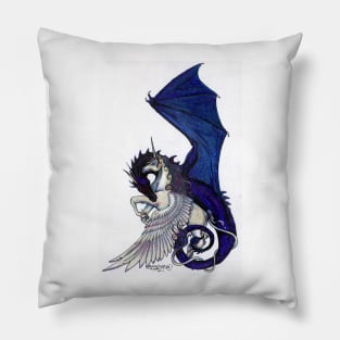 Unicorn and Dragon Pillow