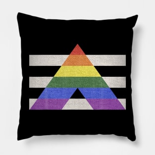 Lgbt gay pride ally flag lgbt ally Pillow