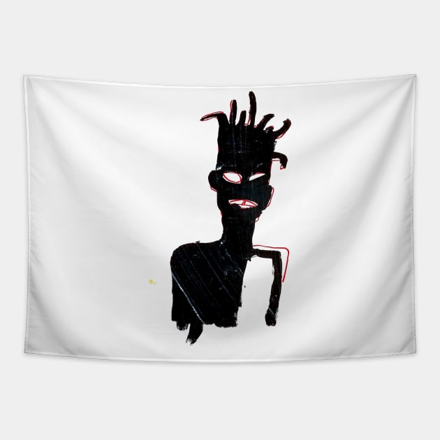 Basquiat Style Tapestry by Sauher