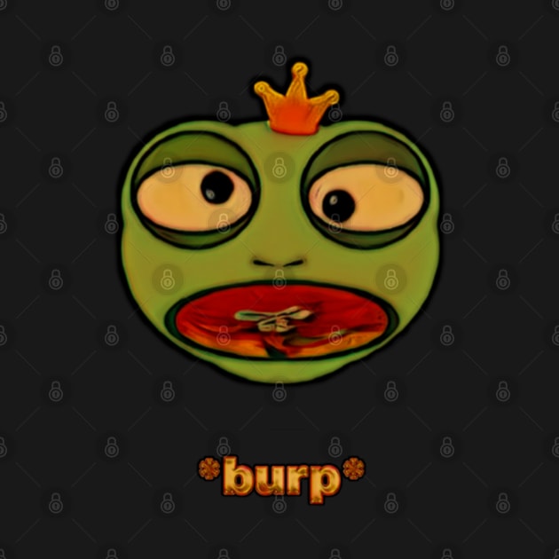 Burping Frog Prince by Patchwork Bird