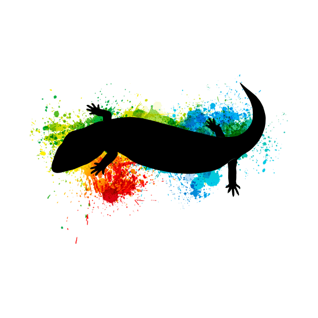 skink color splash by Luilouu