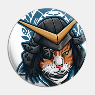 Samurai Cat Pin