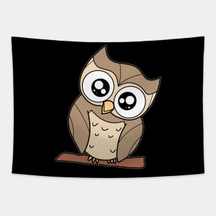 Cute Night Owl Tapestry