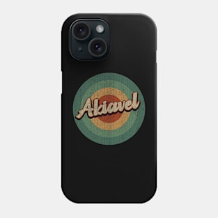 Circle Retro Vintage Akiavel Phone Case