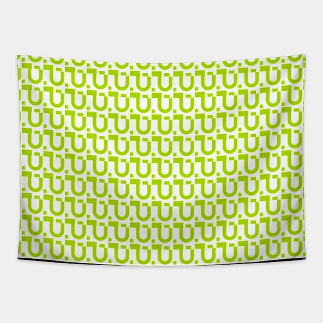 LIME GREEN  ABSTRACT GEOMETRIC ORIGINAL PATTERN Tapestry by colorsandpatterns