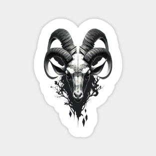 Goat skull Magnet