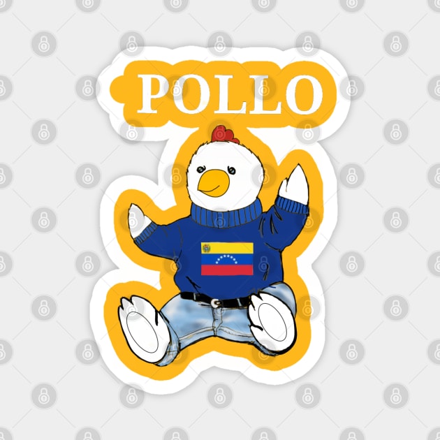 Pollo bear de Venezuela Magnet by Duendo Design