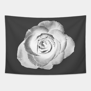 Flower Power White Tapestry