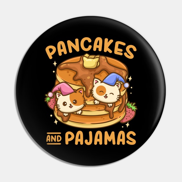 Pancake Pancakes and Pajamas Kawaii Pin by KAWAIITEE