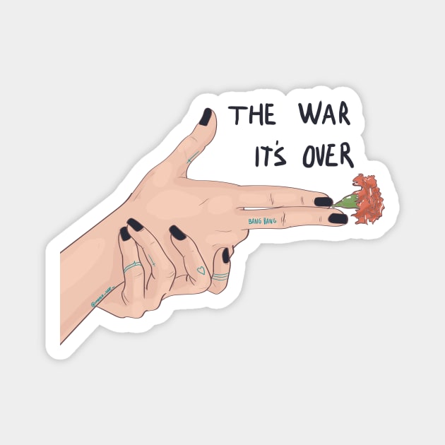 The War It's Over Magnet by MariaUve