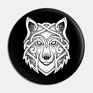 Wolf spirit celtic style Pin