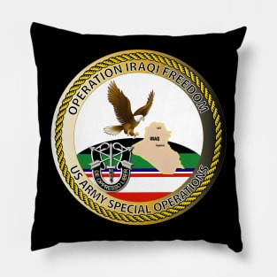 OIF - Emblem - Operation Iraqi Freedom - SF Pillow