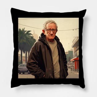 Noam Chomsky Pillow