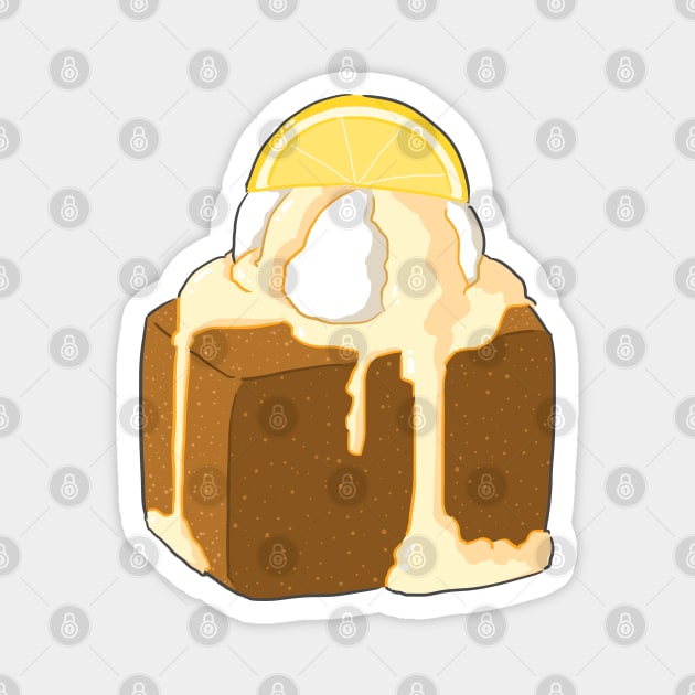 Lemon ice cream Magnet by Oricca