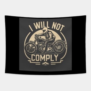 i will not comply Tapestry