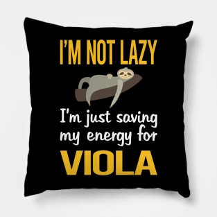 Saving Energy For Viola Violist Pillow