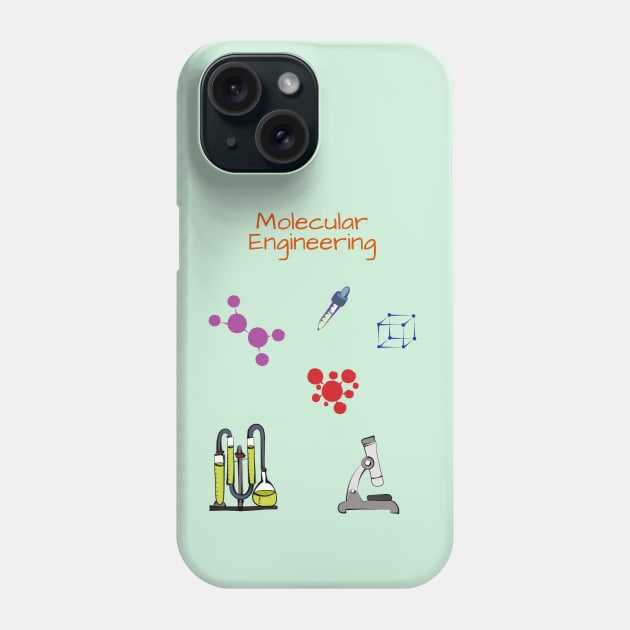 Molecular engineer Chemical engineering Phone Case by DiegoCarvalho