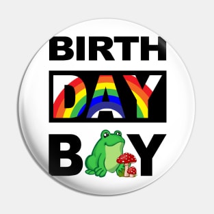 Birth Day Boy Pin