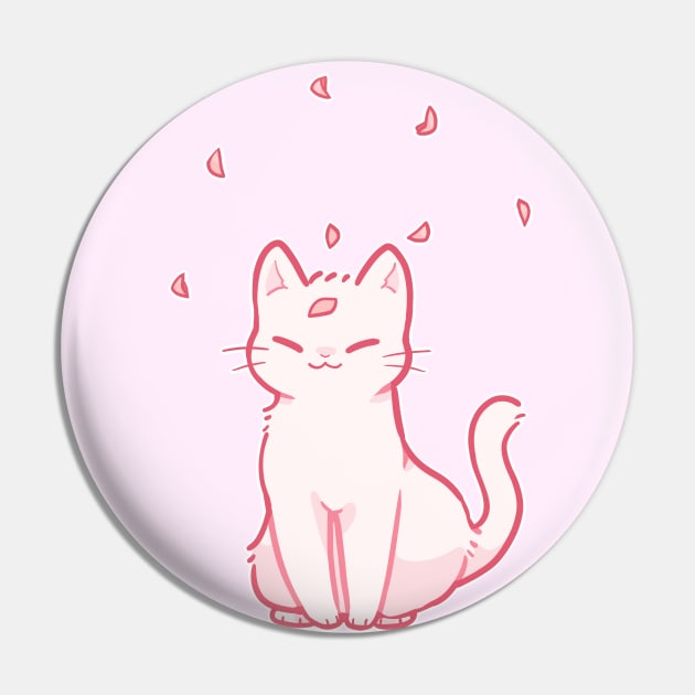 sakura cat Pin by nekomachines