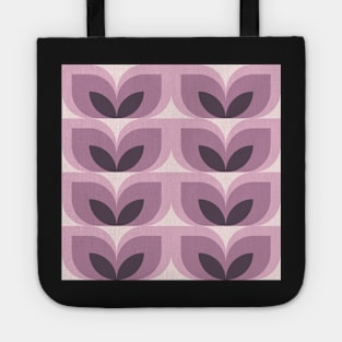 Purple Simple Floral Patterns Tote