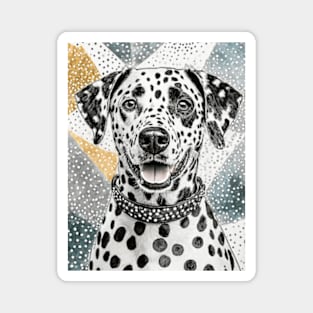 Dog Portrait - Dalmatian Magnet