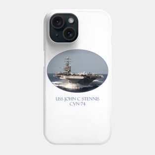 USS John C Stennis  CVN-74 Phone Case