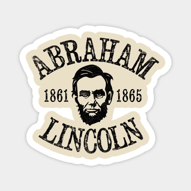 Abraham Lincoln Magnet by MindsparkCreative