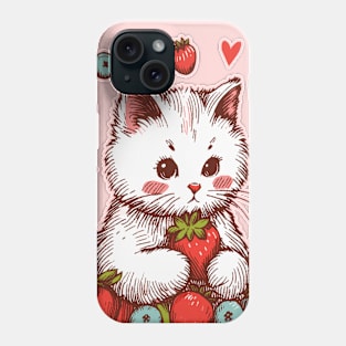 berry sweet kitty Phone Case