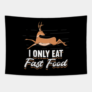 I Only Eat Fast Food Tapestry