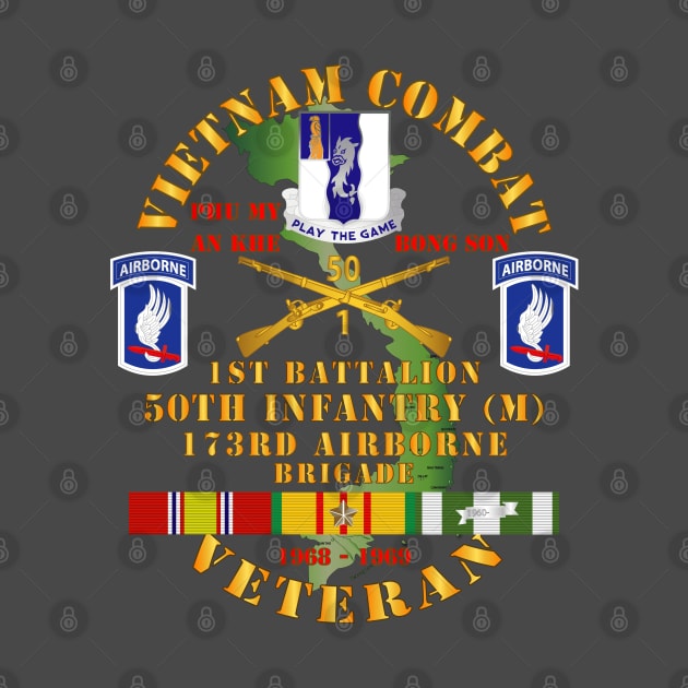 Vietnam Combat Veteran w 1st Bn - 50th Inf - 173rd Airborne Bde 1968-69 w VN SVC by twix123844