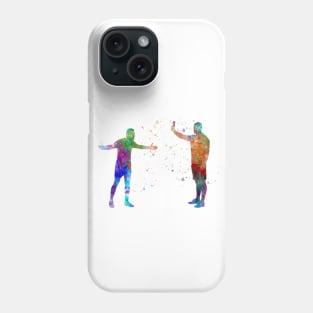 Sports referee in watercolor Phone Case