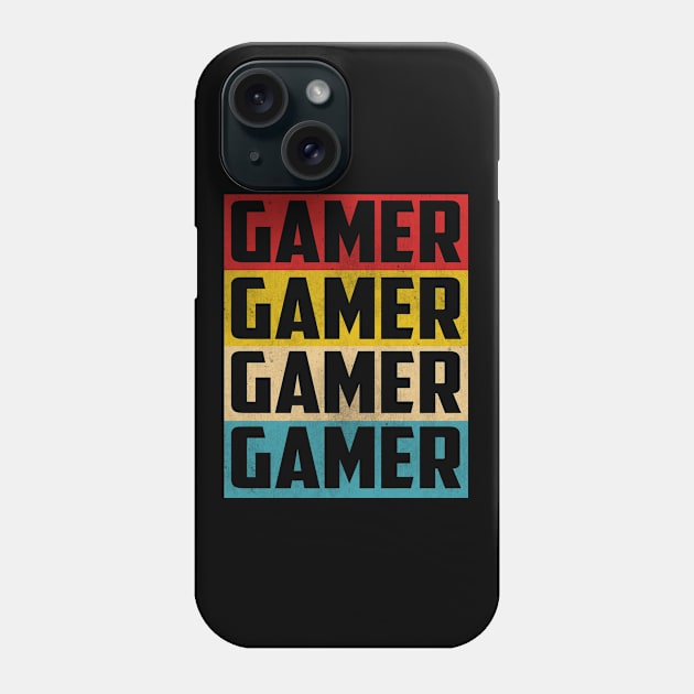 Retro Gaming Gift for Gamer Phone Case by funkyteesfunny