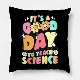 Its A Good Day To Teach Science Teacher Gift Groovy Pillow